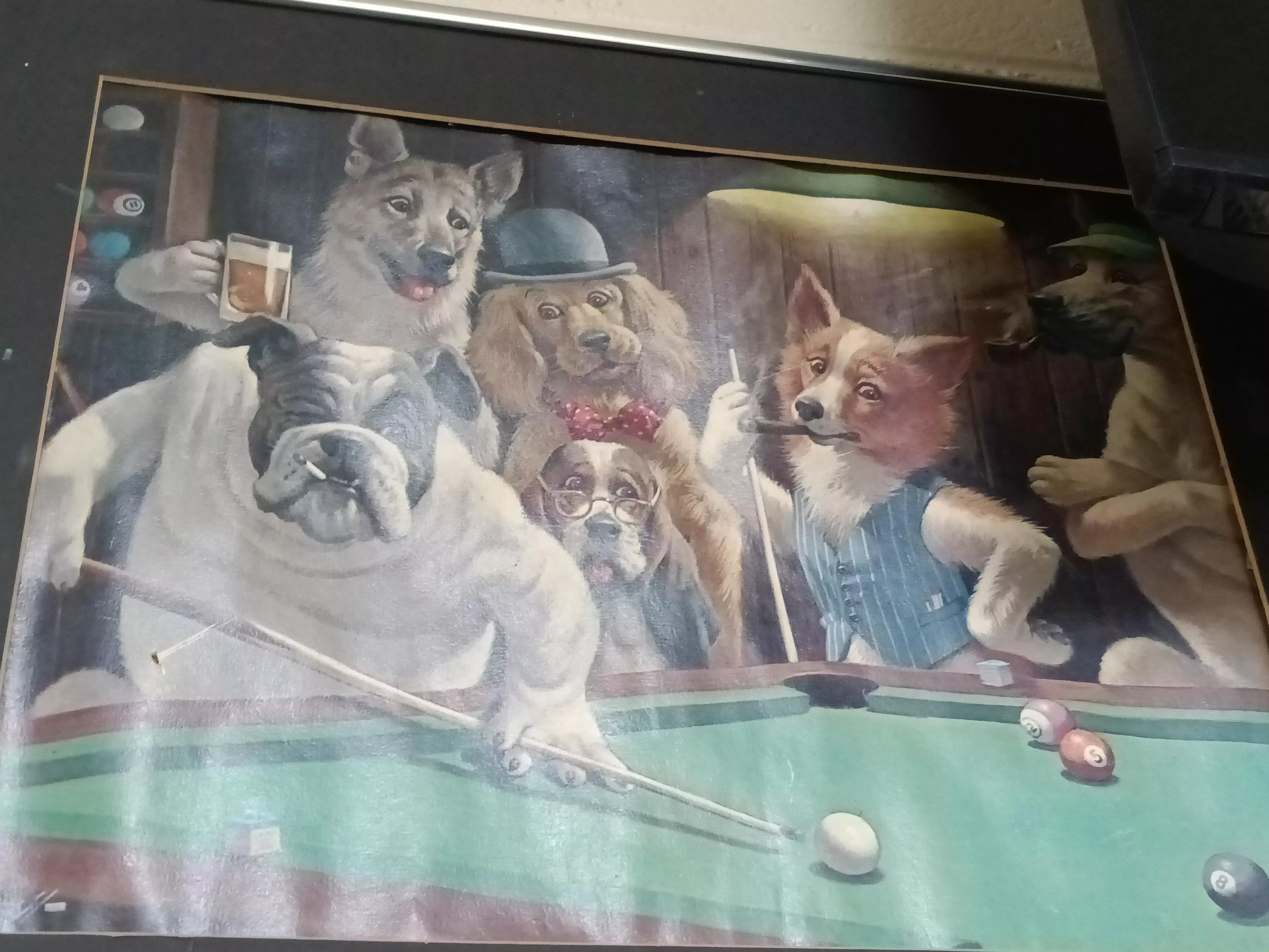 I saw this painting at my local bowling alley