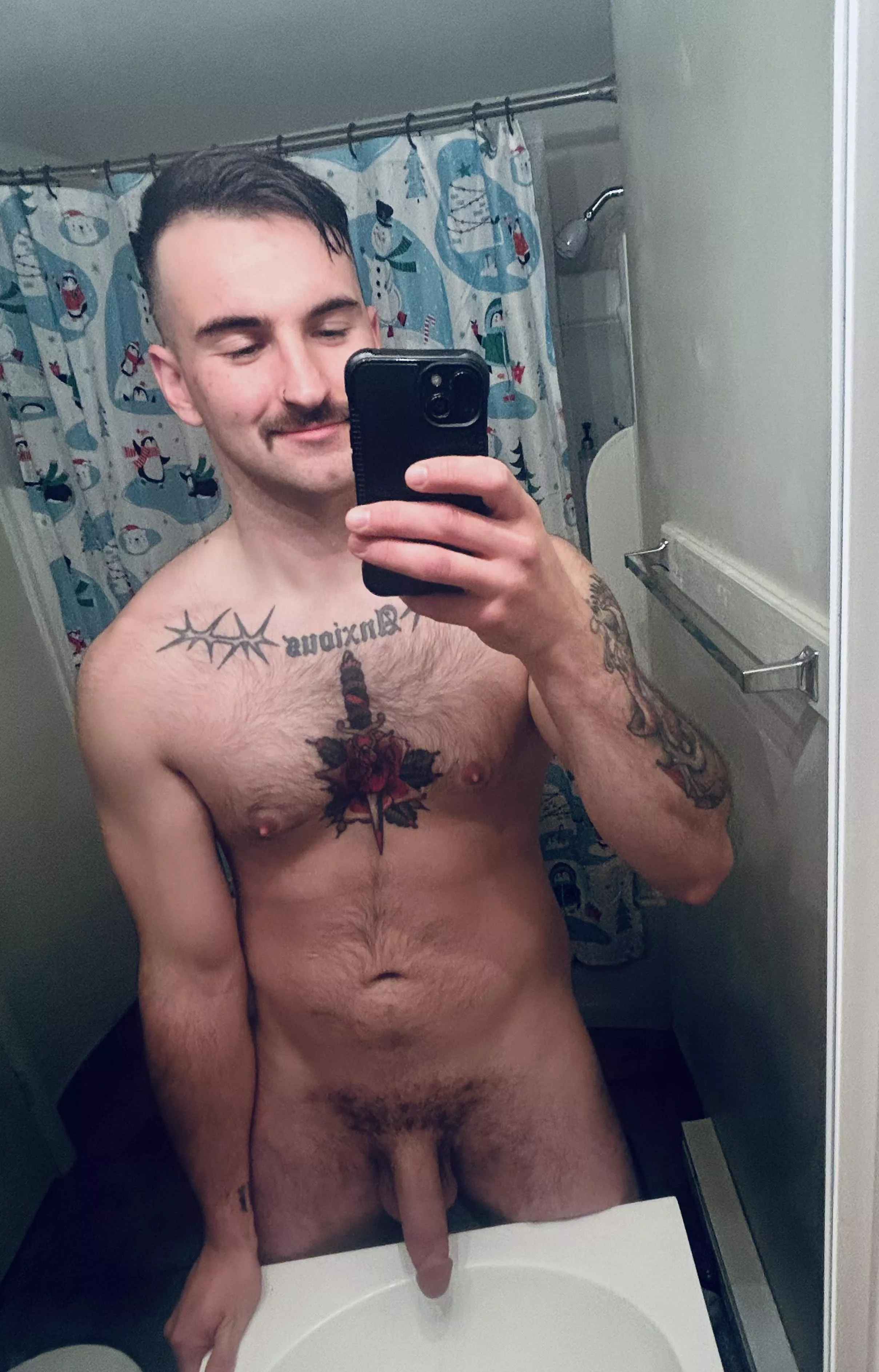 I think it’s about time to change my shower curtain😂 [m]