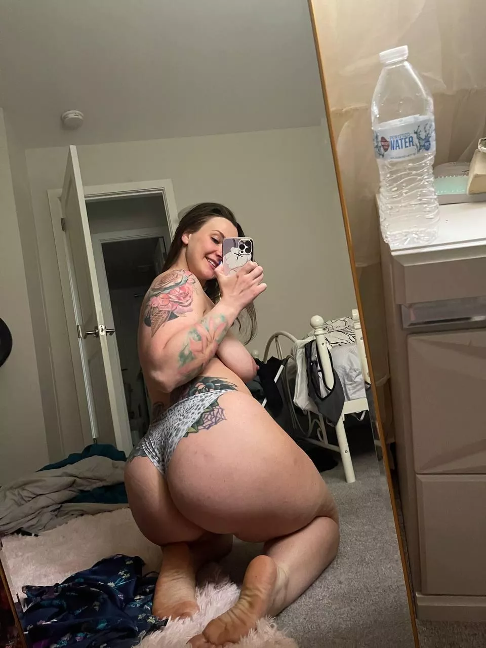 I'll hide in your room and when everyone leaves we can have some fun