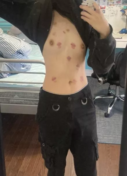 It hurt a lot but as long as it satisfies my master I’m happy ❤️