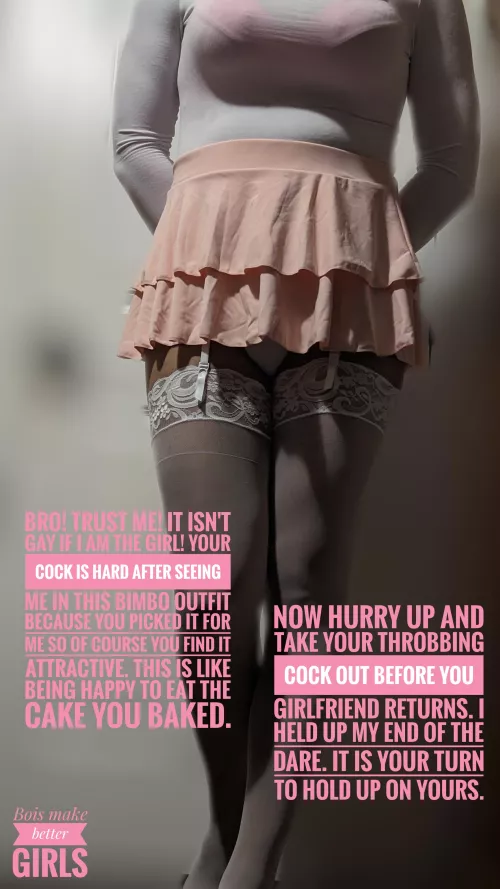 It isn't gay if you are the girl