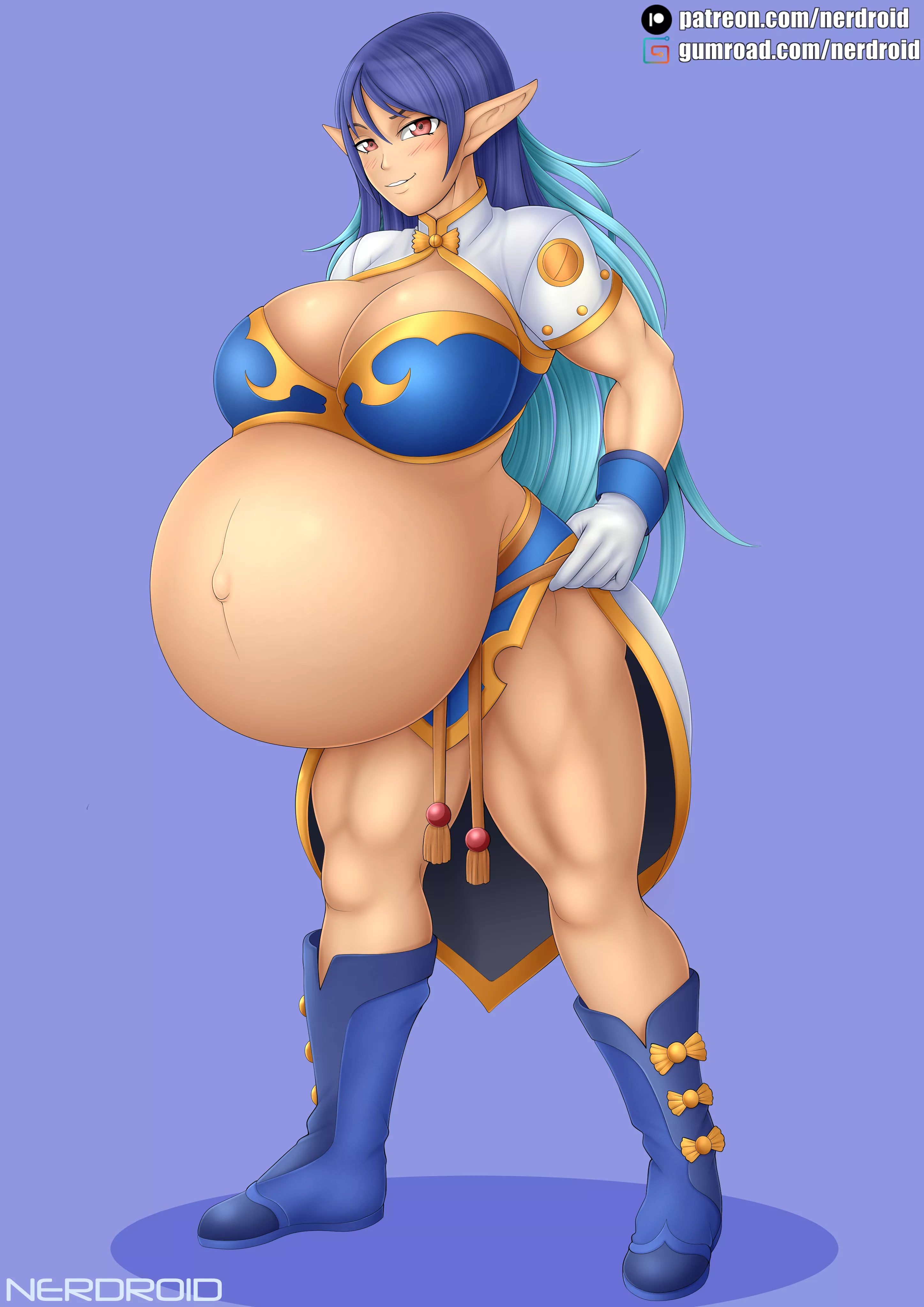 Judith from Tales of Vesperia(Muscular Version) made as commission, NerDroid's Art