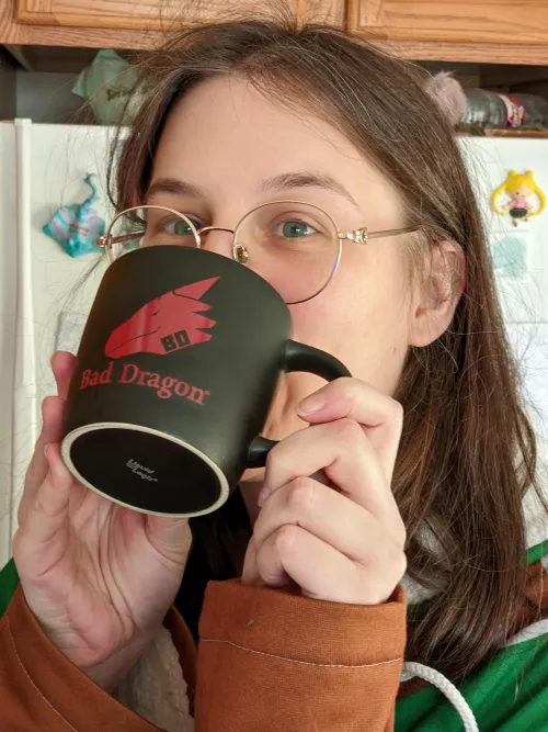 Just enjoying a morning cuppa...