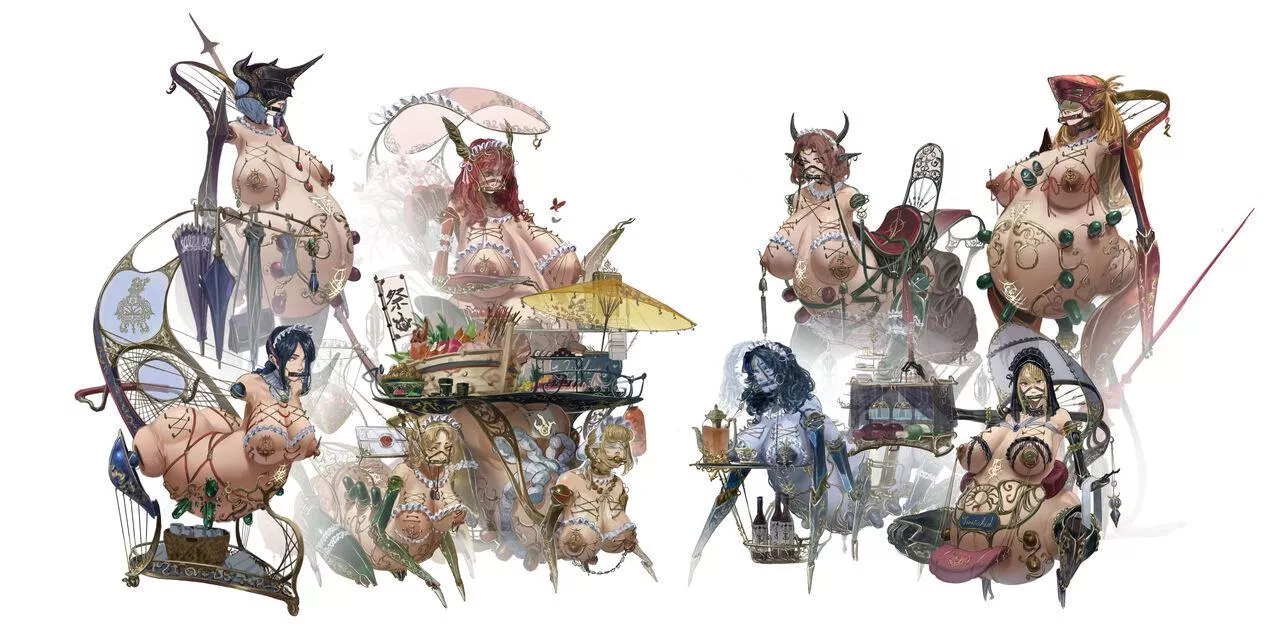 LF Mono Source: Multiple girls, pregnant, forniphilia, Elden ring, Evangelion