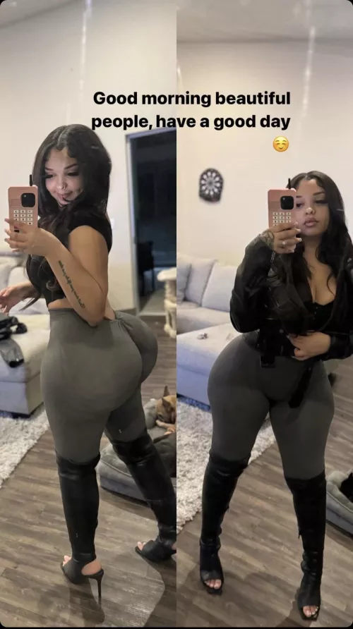 looks so heavy😩🍑