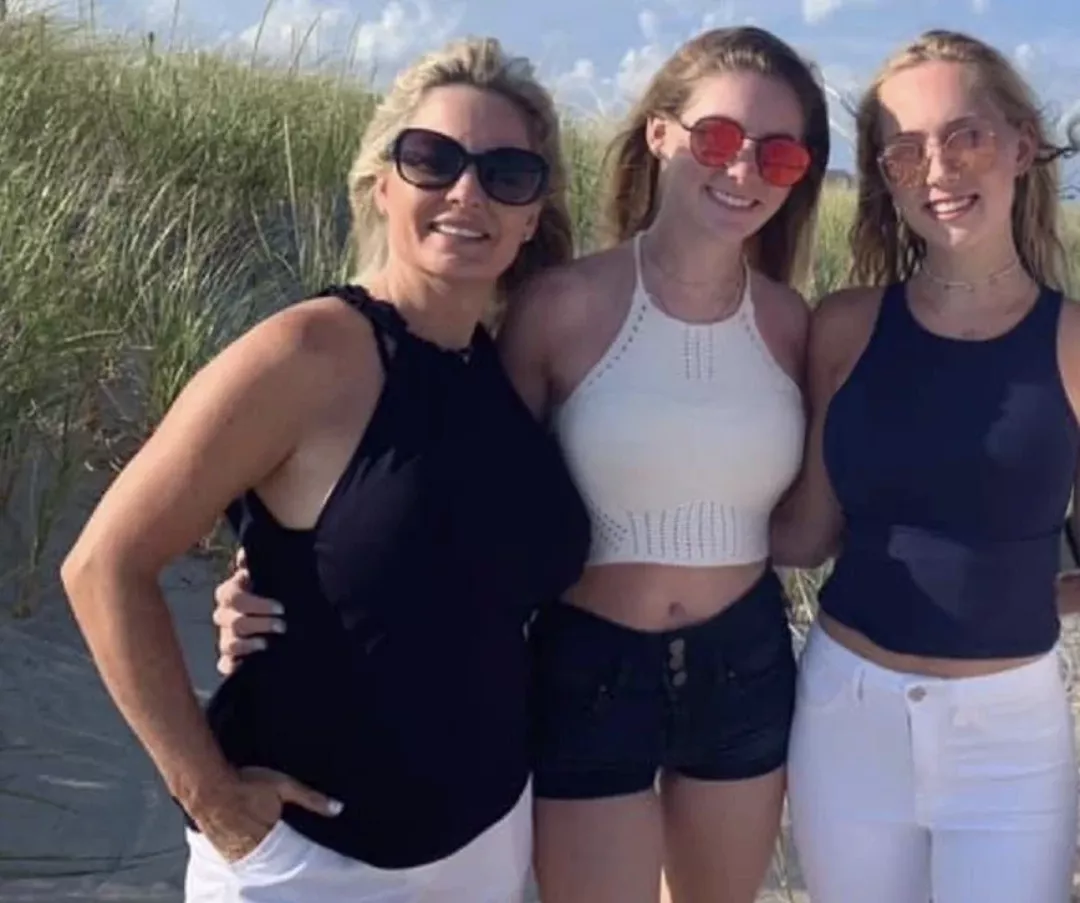 Mother With Her Twin Daughters 