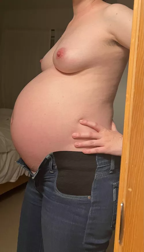 My wife wants to know what you guys think of her pregnant body