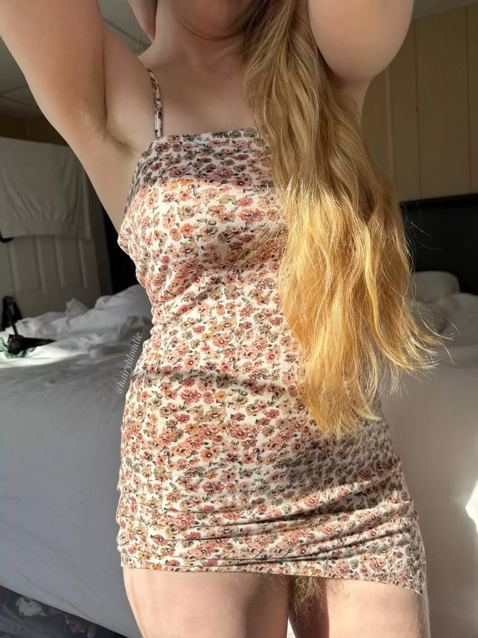 The hairiest natural blonde you'll ever see