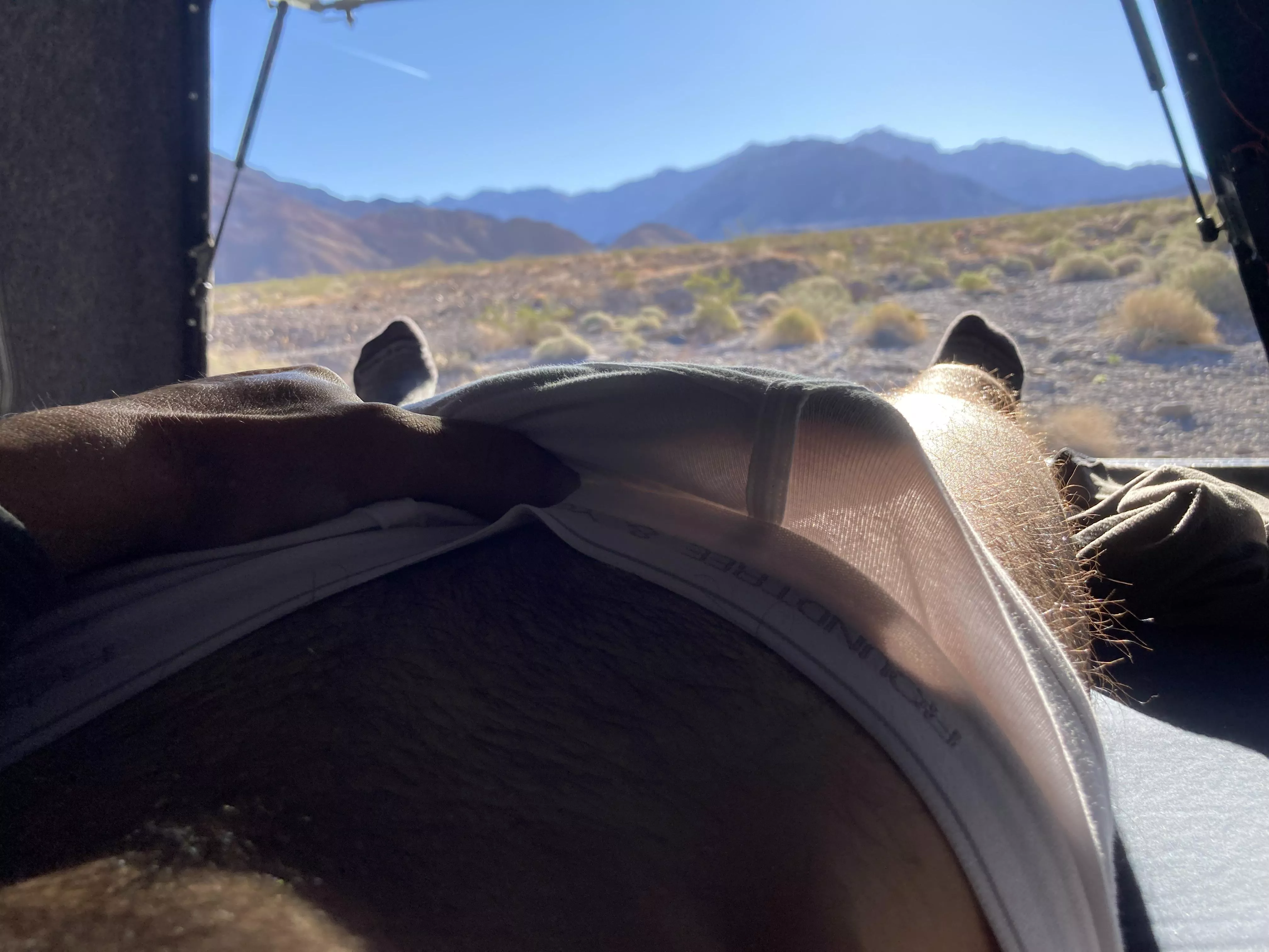 The perfect silhouette in Death Valley