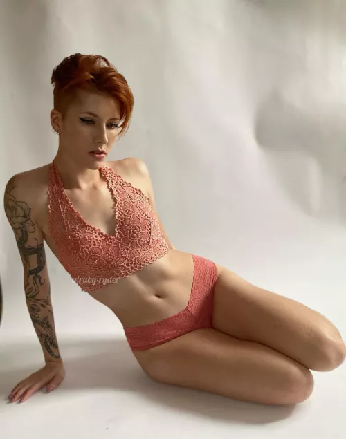 This bralette is the first piece of cute lingerie I ever got