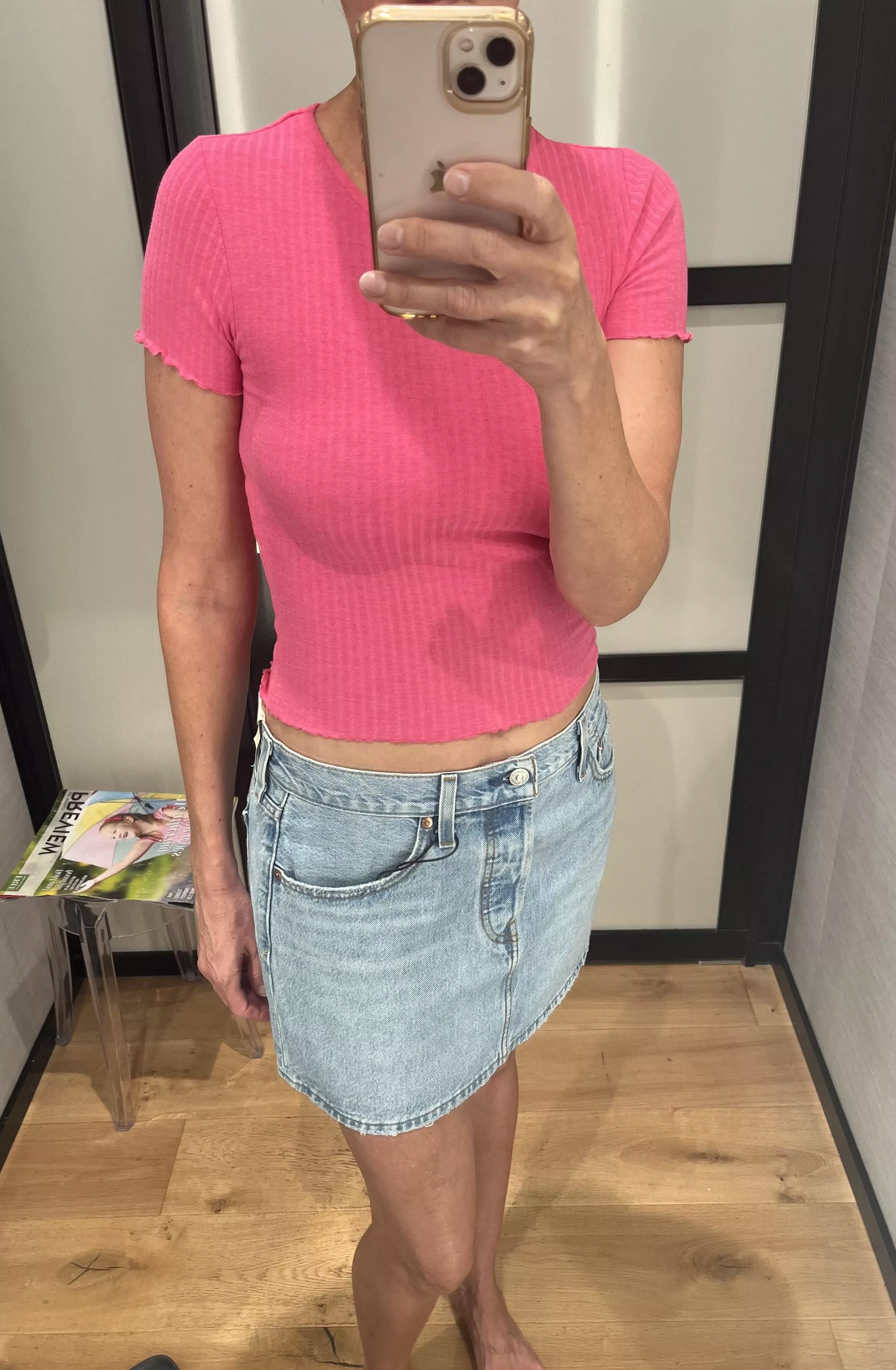 This cute top holds my boobs in place nicely