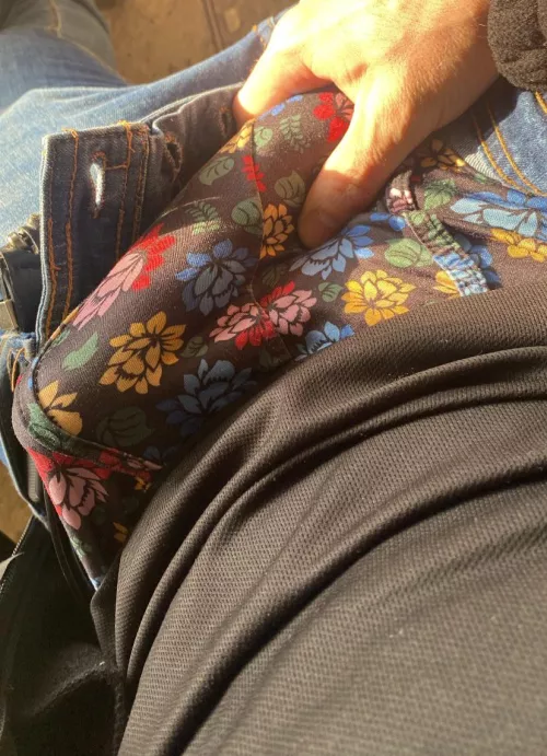 Too tight in them jeans 