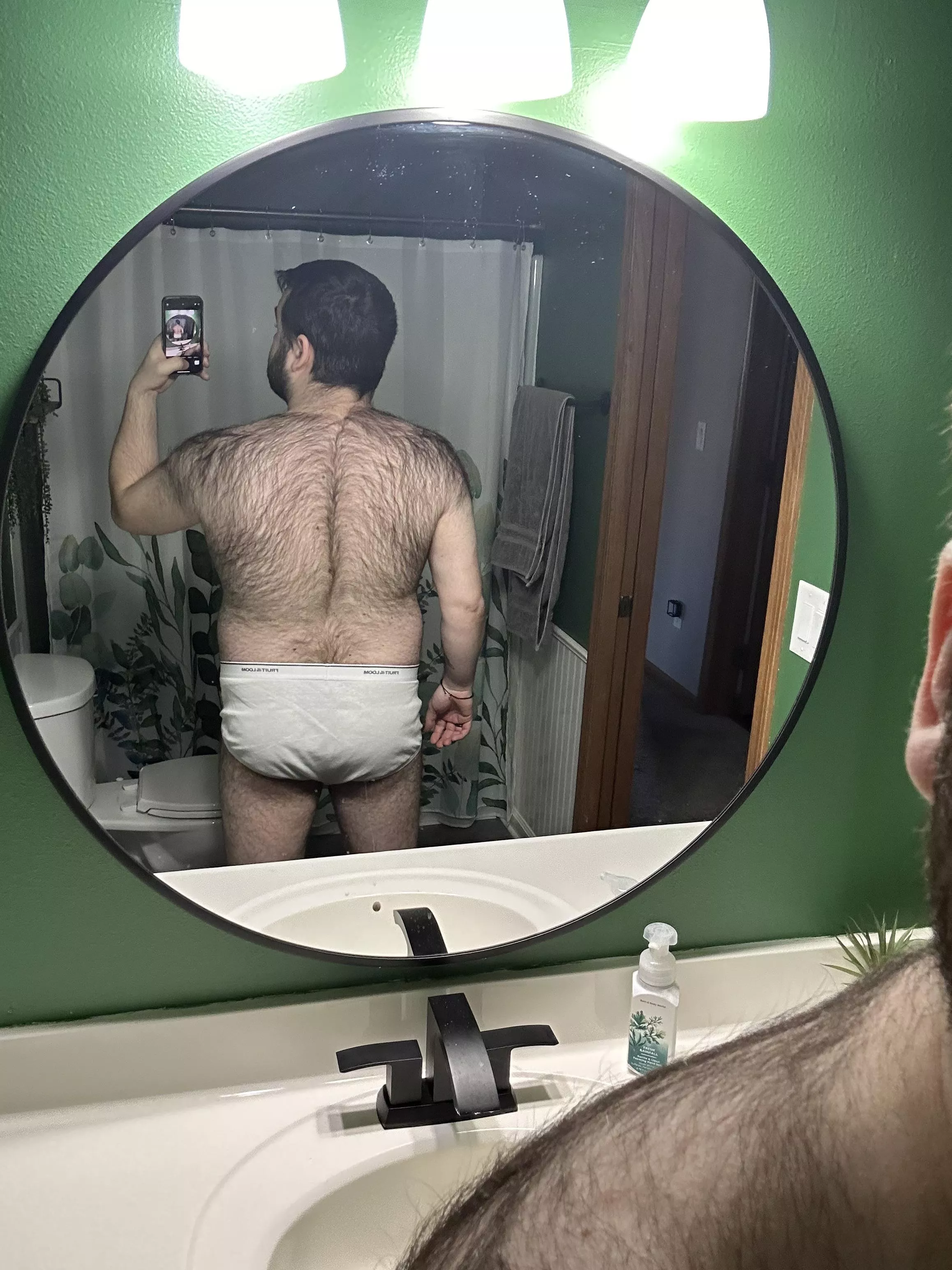 Who here enjoys a back shot in tighty whities?
