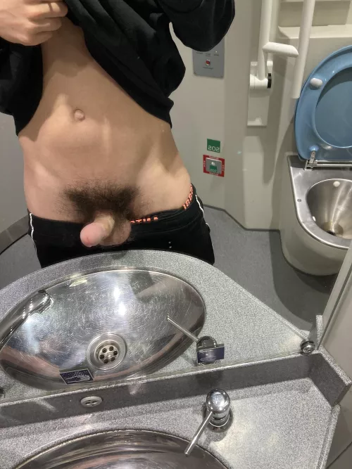 Who wants fun on the train toilet? 