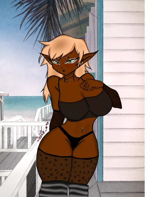 Who wouldn't want a dark elf Girlfriend? No worries Natalie's here.. 
