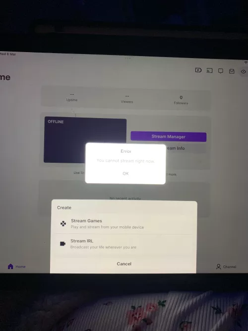 Why can’t I stream?
