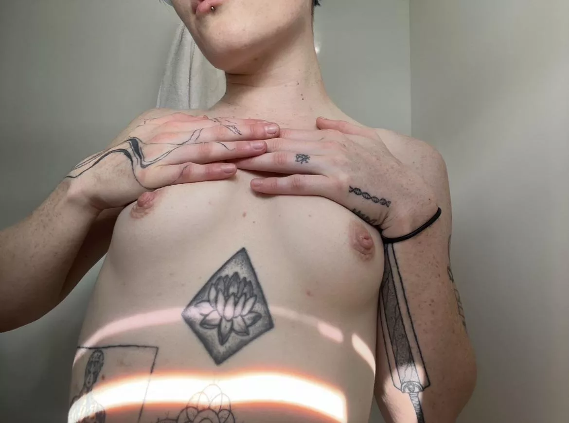 Would you cum on these lil emo girl titties?