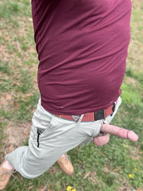 Yard work isn’t complete without a dick pic 🤷‍♂️ 
