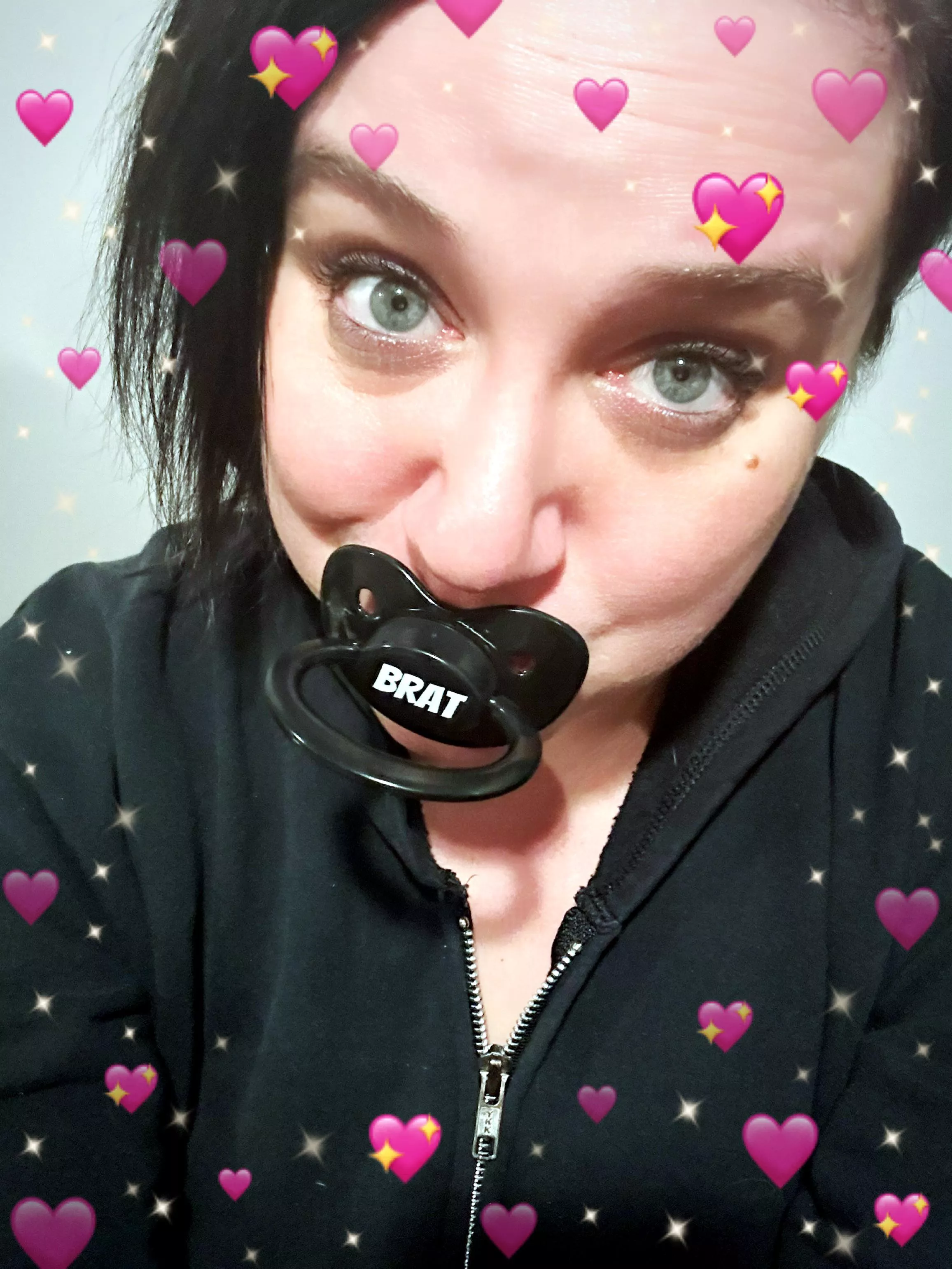 You put my paci in, now what dipee are you changing me into?🩷🩷🩷