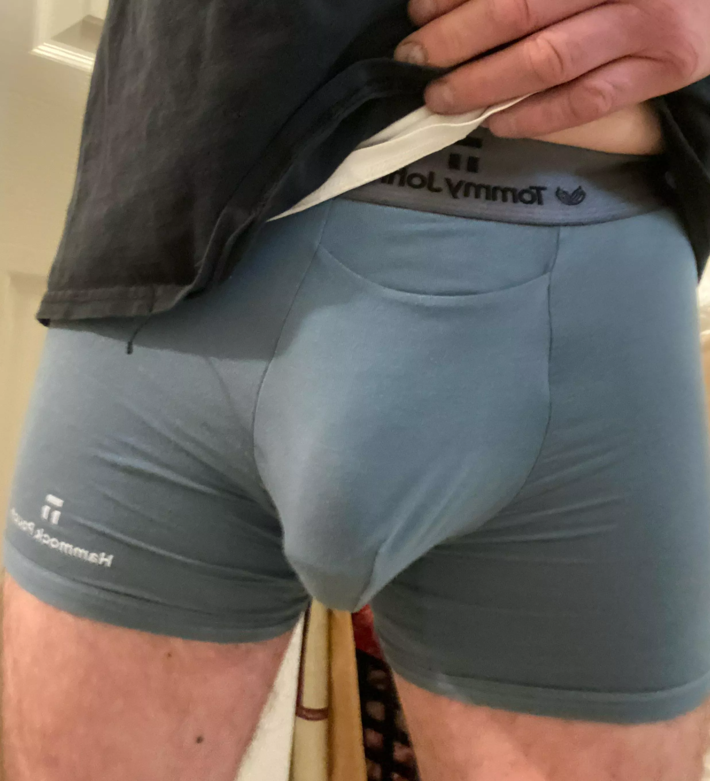 Advantages of an empty house - wonder around in boxer briefs (53)