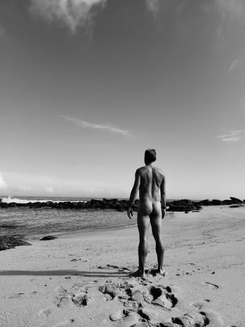 After the run and the swim 