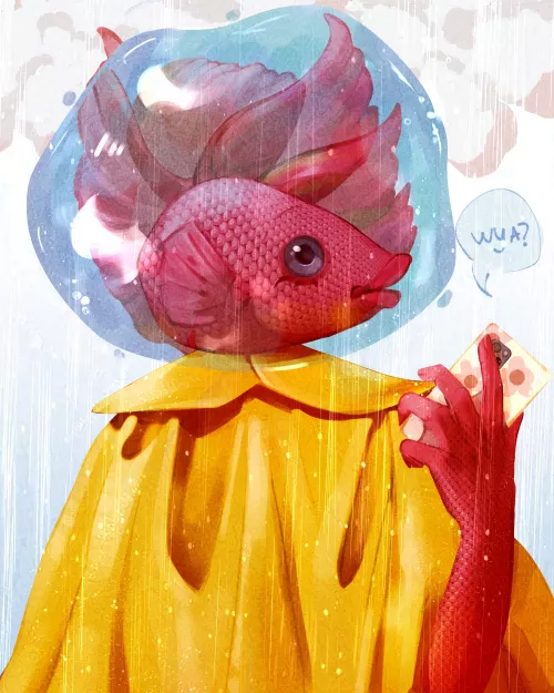 (Art by me) Finally finished! Say hello to Clementine, the terranaut! Thank you all for your name suggestions!