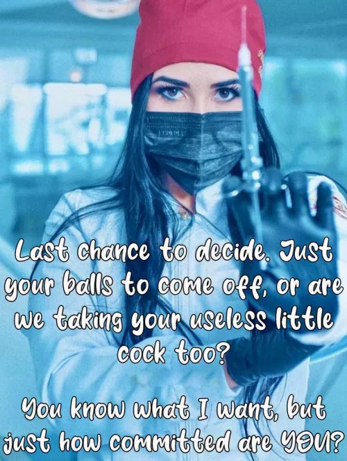 Asking for the key one too many times could push her to extreme measures. What’s YOUR choice?