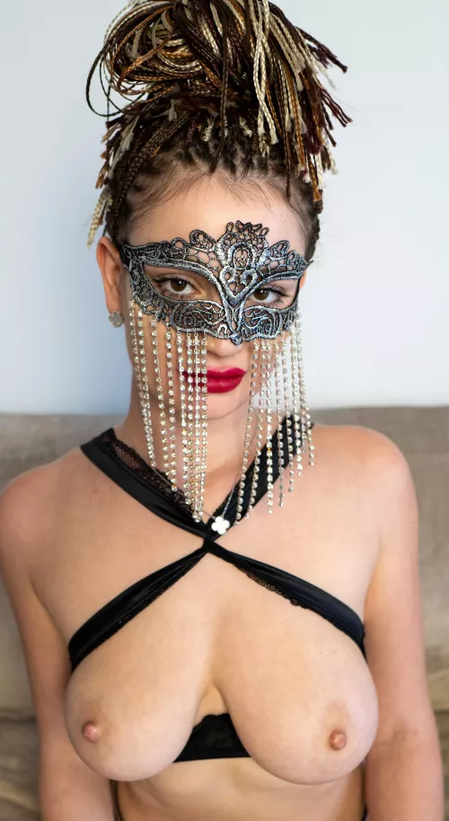 Behind this mask lies a world of pleasure