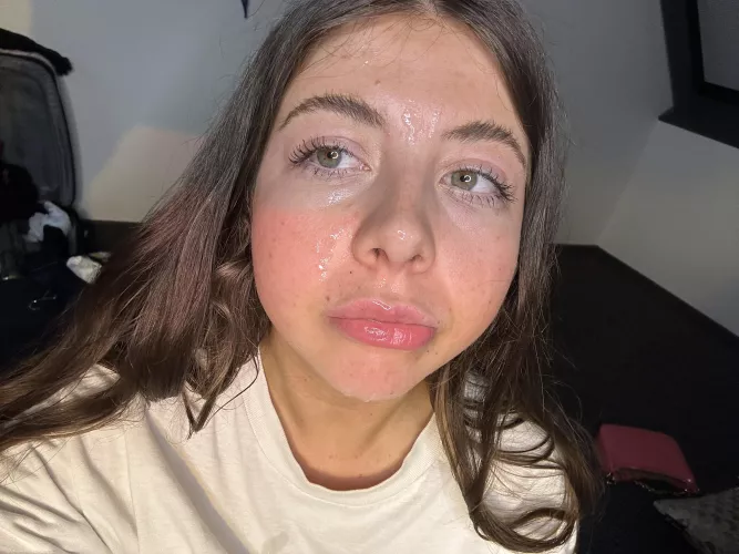 Does my face look better with cum?