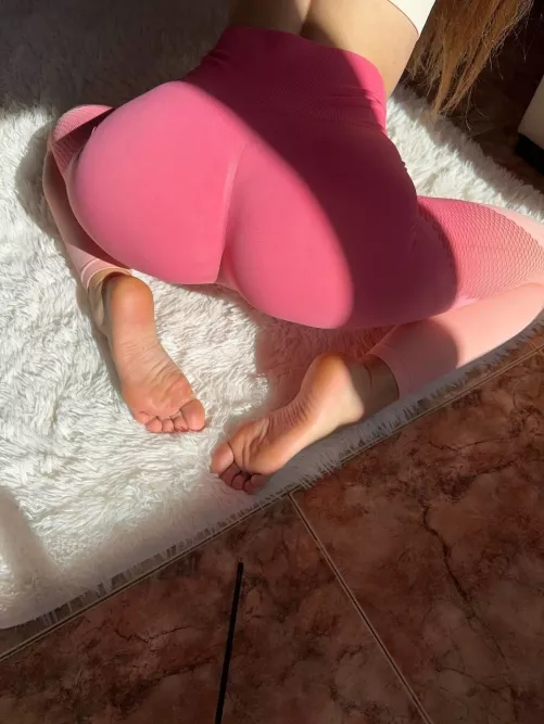 Don't mind me, just doing morning exercises