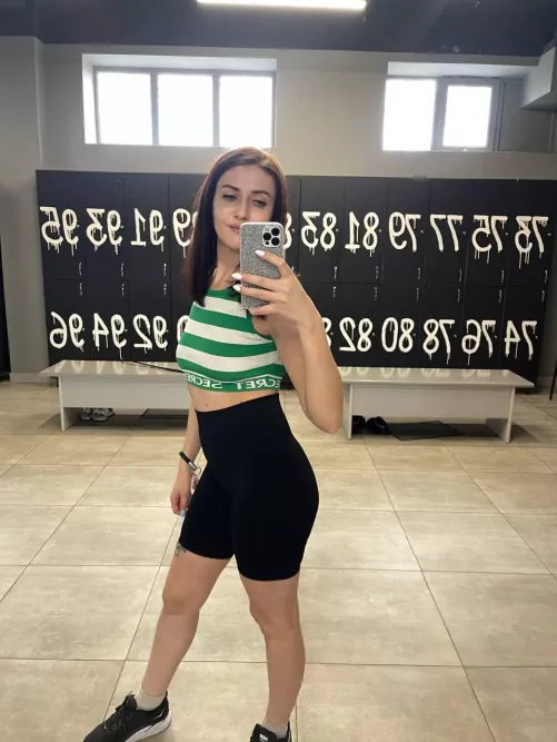 Every workout, it's a new photo in the mirror😅