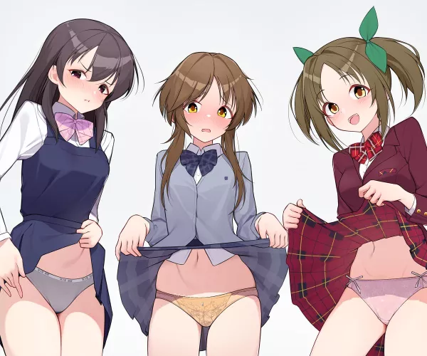 Flashing Their Panties [Idolmaster]