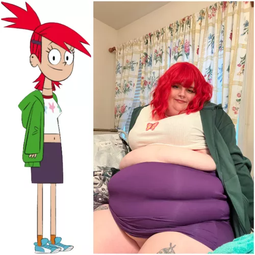 Fun little Frankie Foster cosplay I threw together. I can’t wait to take more photos later hehehe 💗✨🌸