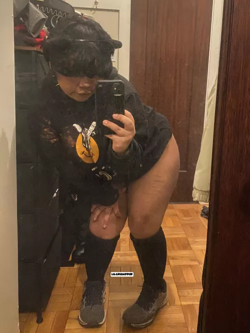God when creating me: -boy -thick -short  -fem -goth -tight pussy = the boy of your dreams? Lol 