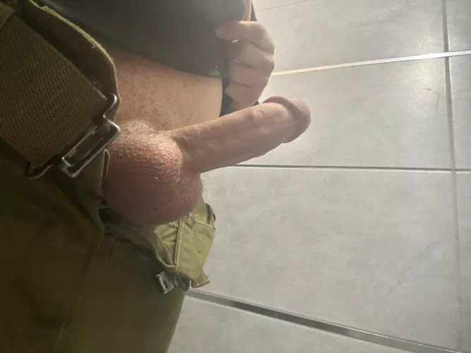 Hard in the military dining room 