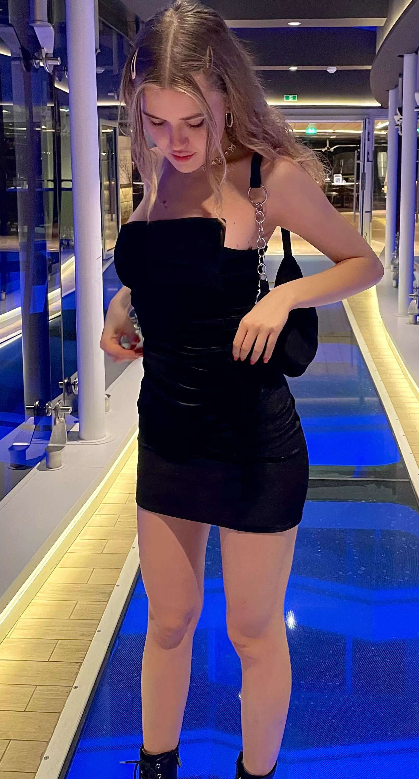 How does my black dress look on me?
