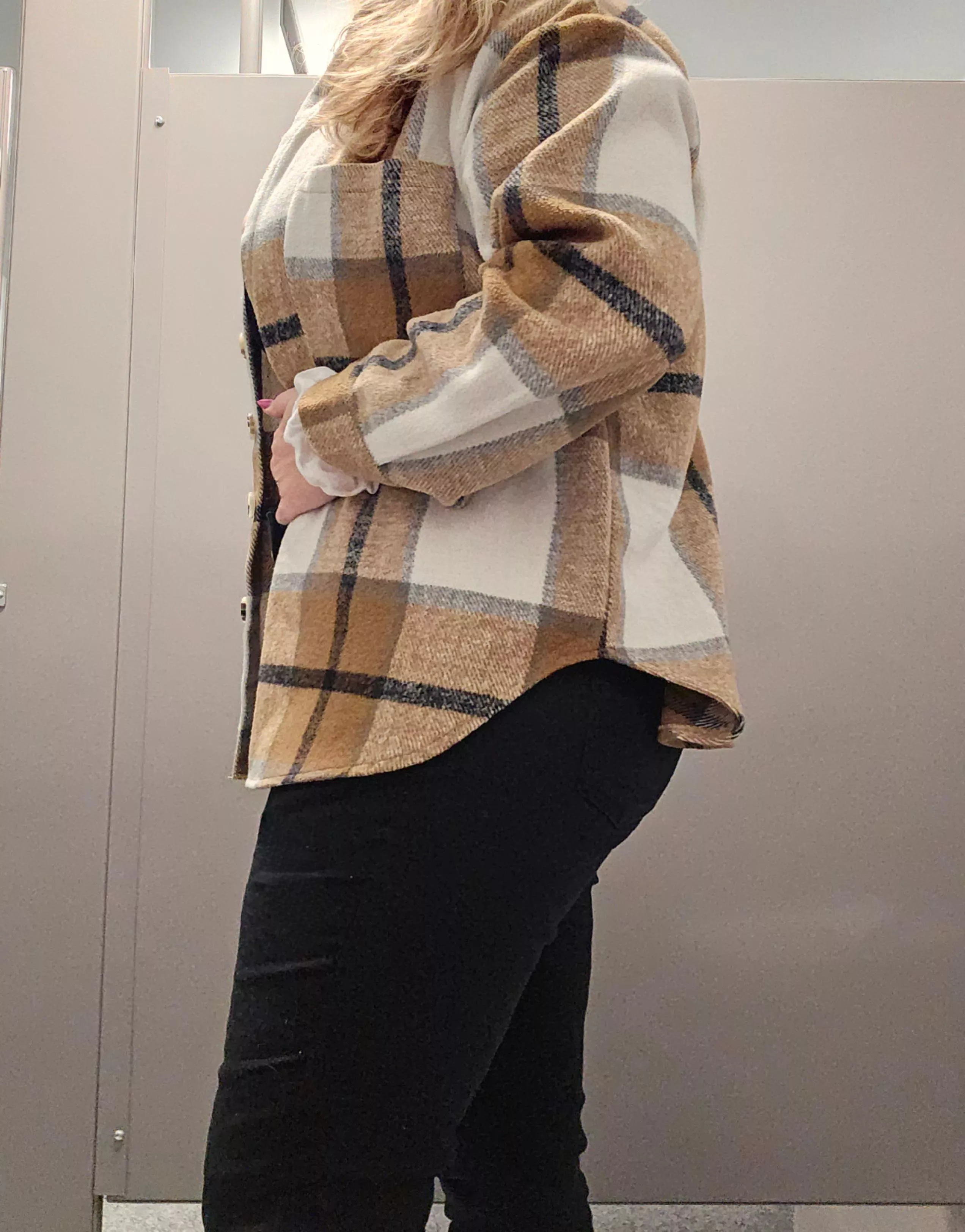 How does my butt look from the school bathroom? 