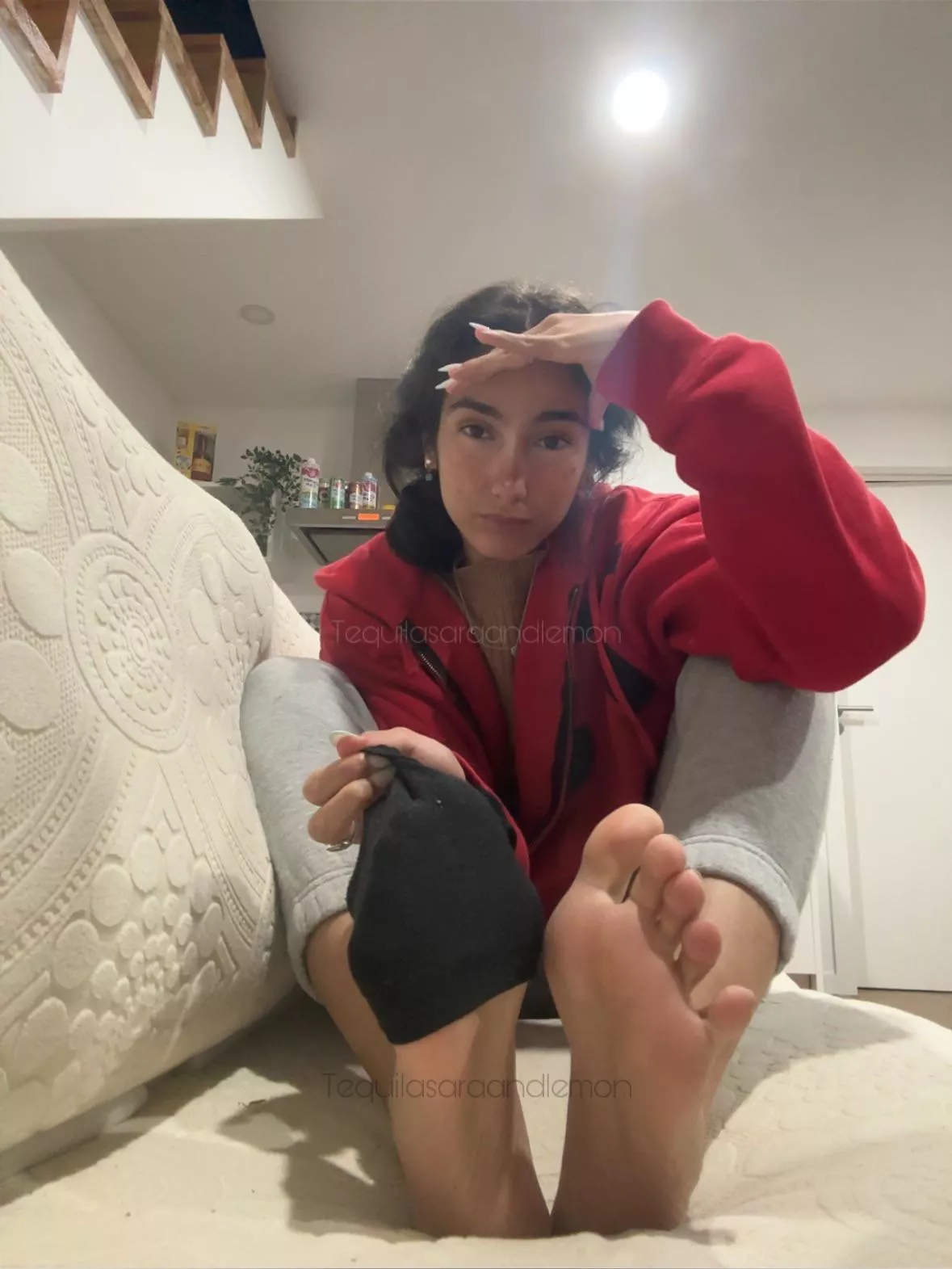 I bet you can’t resist burying your face in my soles, can you?