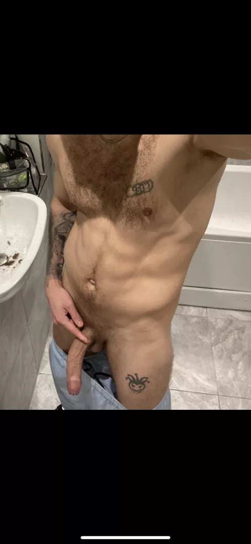 I’m going to leave you a wet mess on the floor