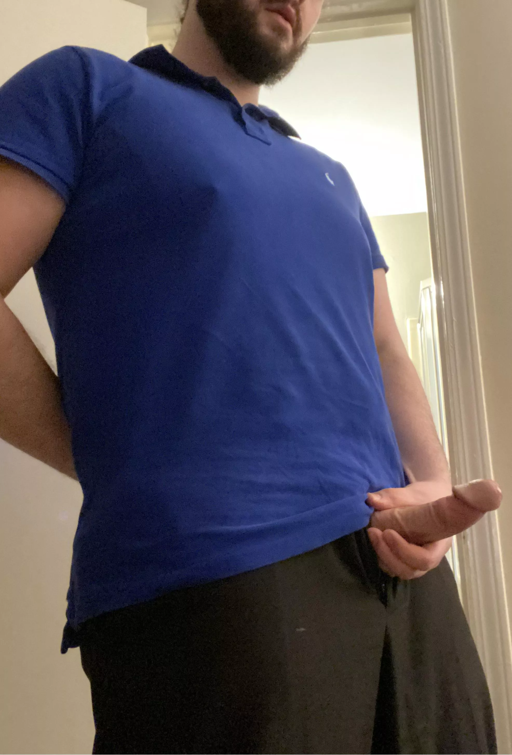 I’m practically bursting at the seams by the time I come home from work [28]