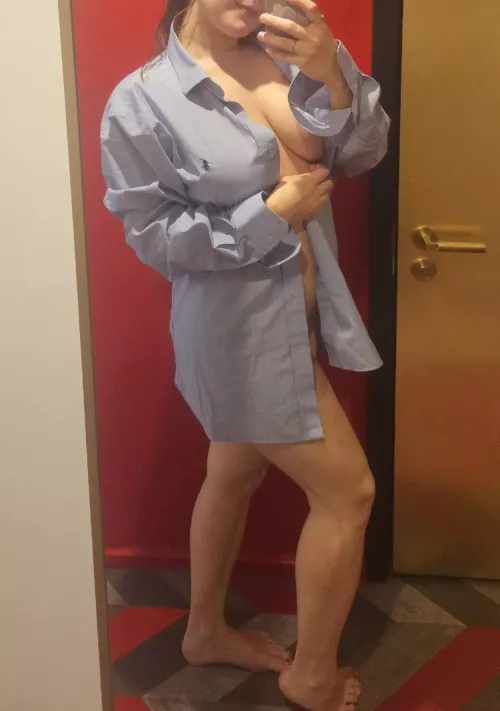 Is it hot if I wore your shirt to fuck another man? Iron it for Me before I go and see Him and wash it afterwards for Me.. Or is it hotter if you wear it to work the next day?