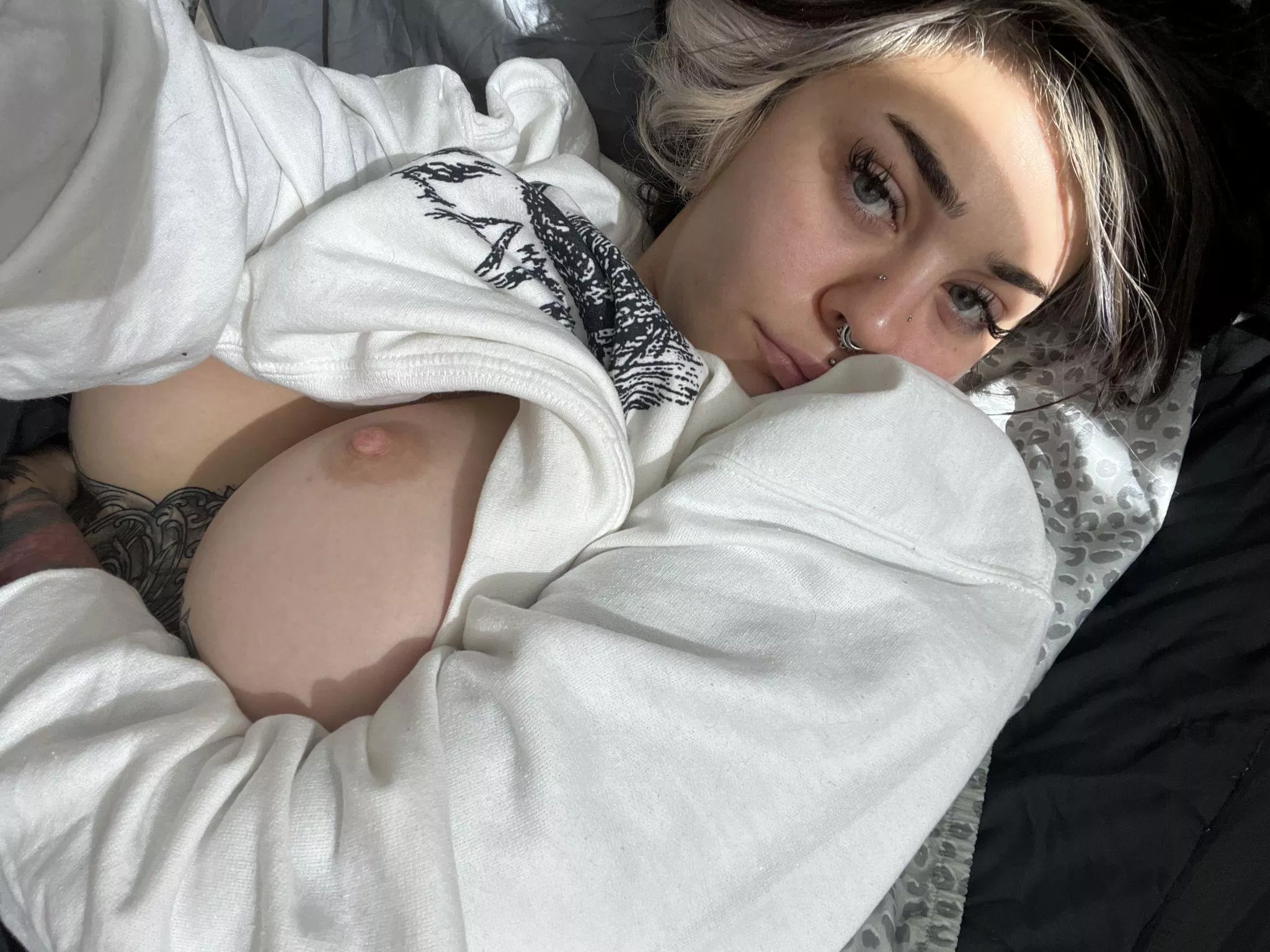 Just a busty and petite milf