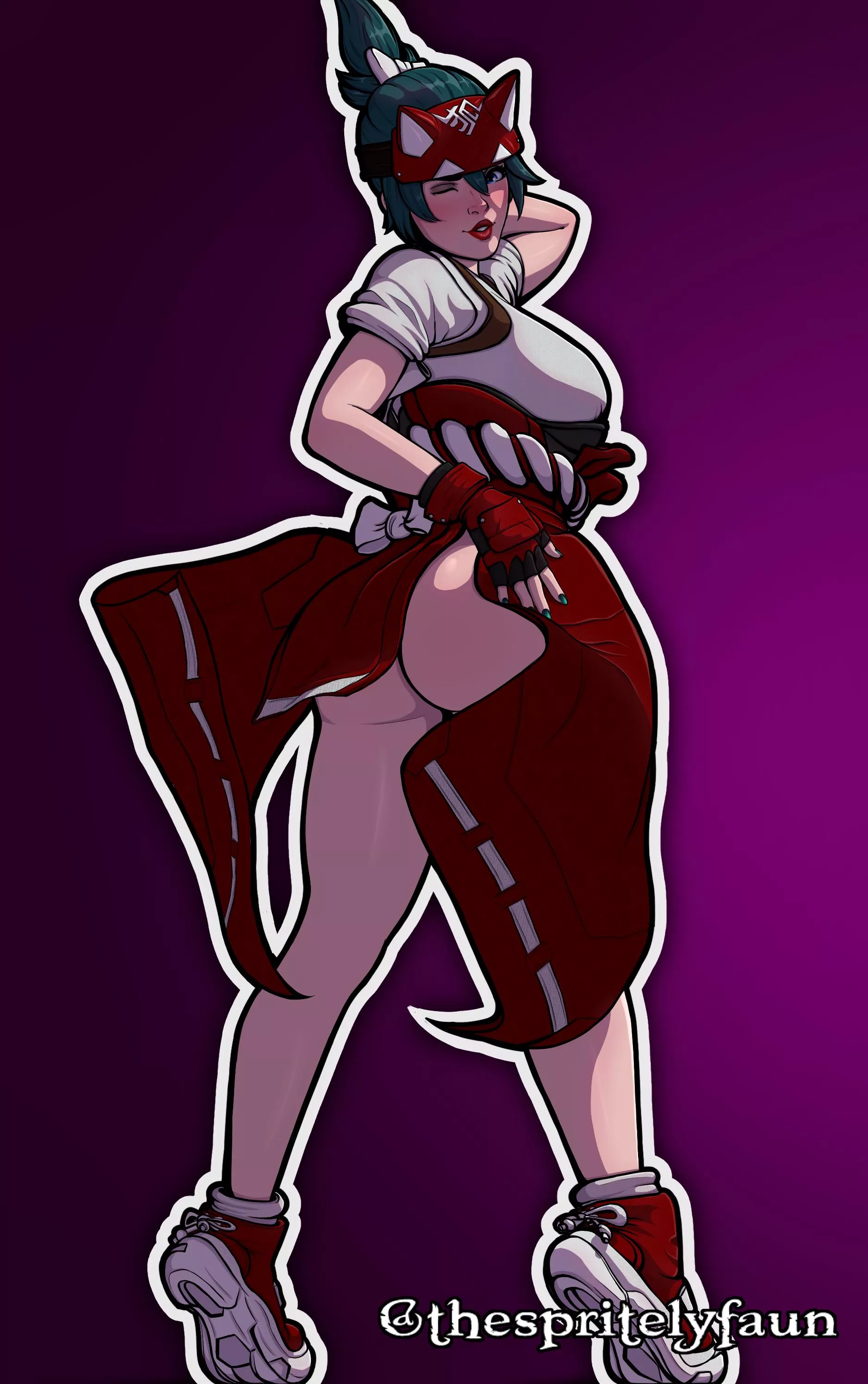 Just Kiriko Caught in the wind ;P (TheSpritelyFaun)