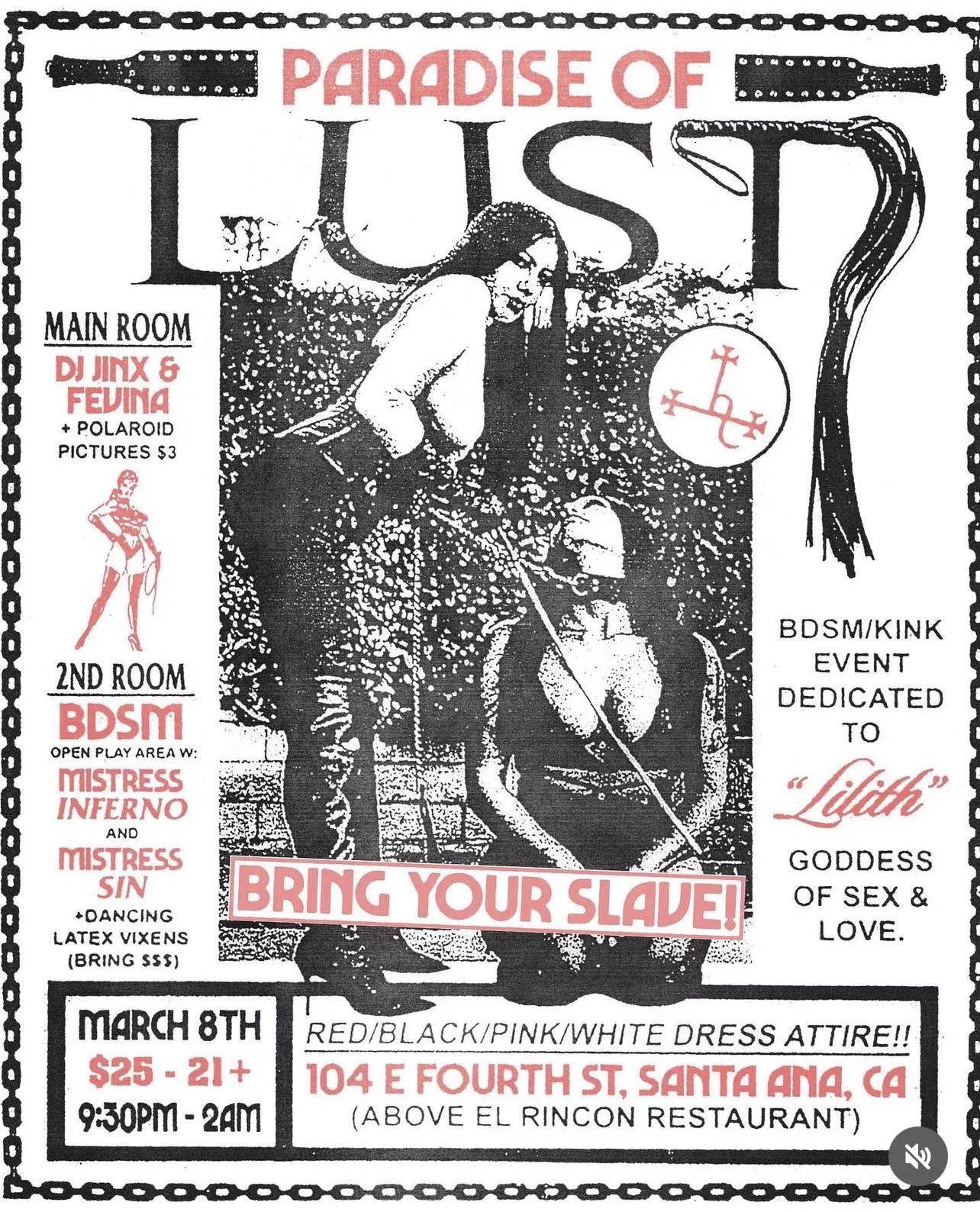 Kink event in Santa Ana Friday