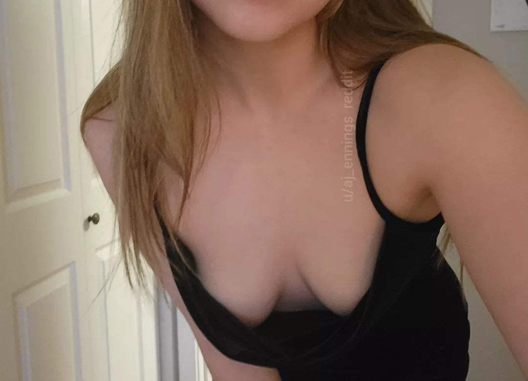 Leaning forward so you can get a better look