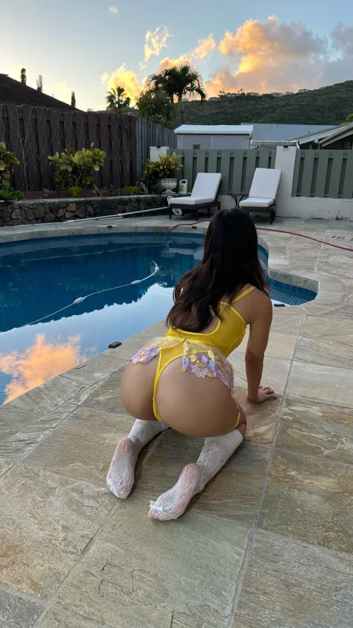 Let me rock your world with my booty.