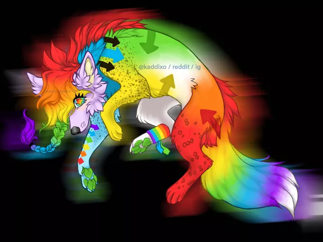 my rainbow girl 🌈