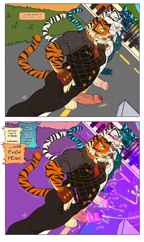 Oscar in the Storm (hollowpup)