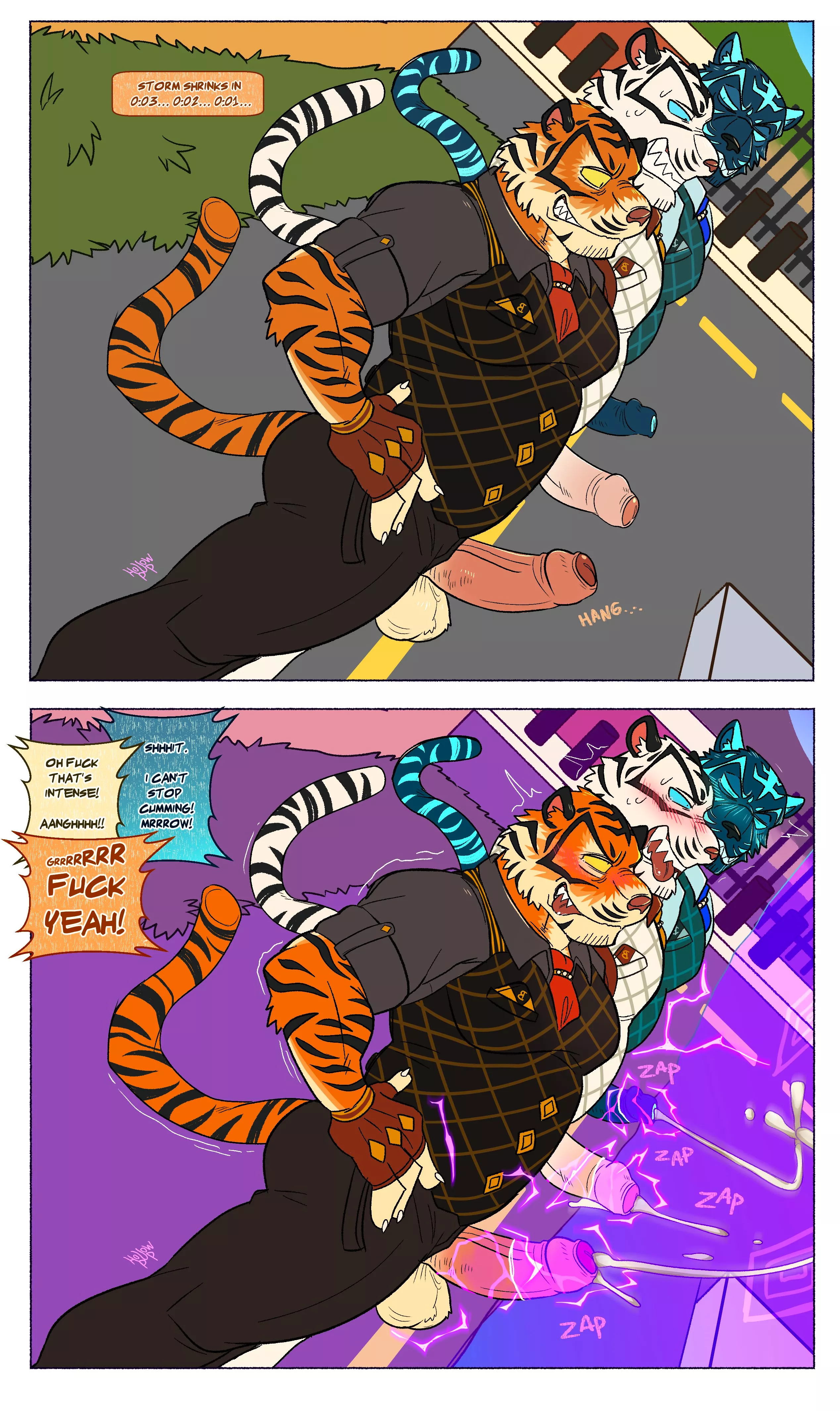 Oscar in the Storm (hollowpup)