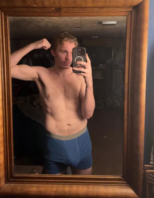 post workout, feelin good